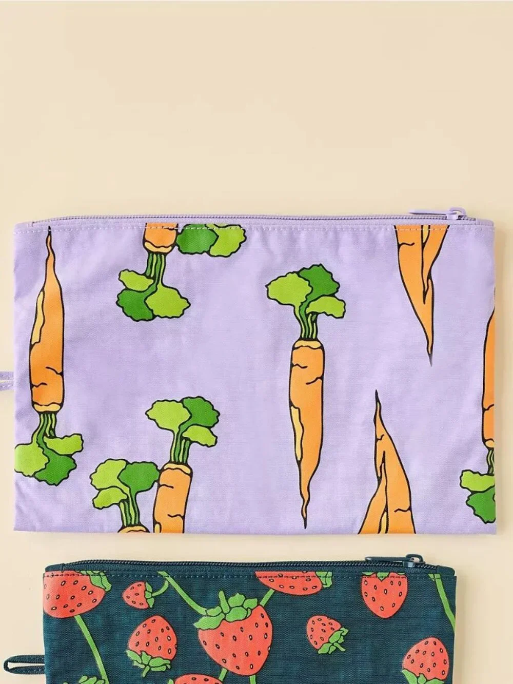 NWOT Baggu Flat Pouch Large - Carrots